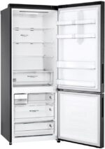 Geladeira LG Frost Free Smart Preta com ThinQ Wi-Fi, compressor inverter e resfriamento rápido DoorCooling+ para mais eficiência. - Imagem 3