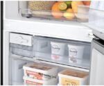 Geladeira LG Frost Free Smart Preta com ThinQ Wi-Fi, compressor inverter e resfriamento rápido DoorCooling+ para mais eficiência. - Imagem 9
