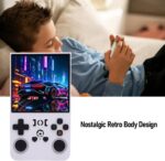 Console de Jogos Portátil retrô 64G: 18000 jogos, tela 720x720, bateria 4000mAh e chip RK3326 para diversão portátil. - Imagem 4