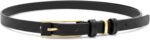 Cinto Feminino Preto em Couro Legítimo Premium Extra Fino ZERASTOCK Prime Harley para look elegante e sofisticado - Imagem 3