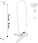 Suporte Universal Babá Eletrônica Compatível Bebê com haste flexível e fixação segura para melhor posicionamento do monitor. - Imagem 4