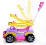Carrinho de Passeio Infantil com Empurrador Jip Jip: diversão, segurança e equilíbrio para sua filha em passeios ao ar livre. - Imagem 3