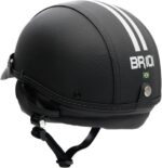 Capacete Coquinho Retrô BR101: proteção premium, conforto e estilo vintage para bike elétrica, scooter, patinete e skate - Imagem 3