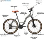 Bicicleta BLITZ Comodo Aro 26 alumínio, 21v e freio a disco: conforto, estabilidade e mobilidade urbana segura. - Imagem 3