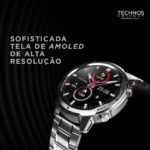 Smartwatch Technos Connect Sports Call Dourado com chamada telefônica para mais praticidade no dia a dia - Imagem 7