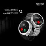 Smartwatch Technos Connect Sports Call Dourado com chamada telefônica para mais praticidade no dia a dia - Imagem 8