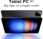 Tablet 3 em 1 Android 14 com teclado, mouse e capa: 16GB RAM, 512GB, tela 10,1, bateria 8800mAh e câmeras 16MP/8MP. - Imagem 3
