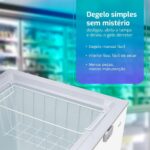 Freezer Horizontal HQ 250L branco: alta capacidade, economia de energia e conservação eficiente para sua compra. - Imagem 4