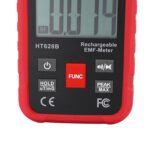 Detector de radiação EMF 3 em 1 para RF, EF e MF com LCD retroiluminado, ideal para medir microondas e campos eletromagnéticos com precisão. - Imagem 8