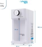 PURIFICADOR GIOM PA12 B/B NT: água natural com redução de cloro e design compacto para mais saúde em qualquer ambiente - Imagem 4