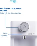 PURIFICADOR GIOM PA12 B/B NT: água natural com redução de cloro e design compacto para mais saúde em qualquer ambiente - Imagem 5