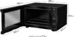 Forno Elétrico Mueller 50L MFB50F 220V: assados rápidos, dourados e crocantes com vidro duplo e 1800W. - Imagem 9
