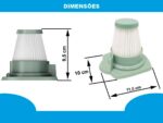 Kit 2 Filtros Hepa Original para Aspirador Power Speed: alta filtragem e ar mais saudável para sua casa - Imagem 5