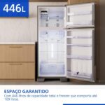 Geladeira Panasonic BT58 446L Frost Free Inverter: mais economia, espaço e eficiência com classificação A. - Imagem 4