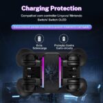 Base de Carregamento Switch para 4 Controles: compatível com LinYuvo e Switch OLED, carregamento seguro e prático. - Imagem 3