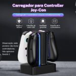 Base de Carregamento Switch para 4 Controles: compatível com LinYuvo e Switch OLED, carregamento seguro e prático. - Imagem 5