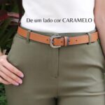 Cinto Feminino Dupla Face Couro Legítimo: versatilidade e elegância em um acessório essencial para compor looks com estilo. - Imagem 5