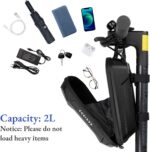 Bolsa para scooter 2L universal: resistente, impermeável e ideal para celular, chaves e reparos no guidão. - Imagem 6