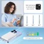 Power Bank 5000mAh Magnético Turbo com Carga Rápida para iPhone XR a 14 Pro Max MagSafe, compacto e portátil. - Imagem 5