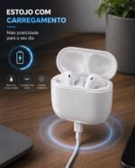 Fone de Ouvido Sem Fio Bluetooth 5.4 com cancelamento de ruído, bateria de até 16h e microfone para chamadas. - Imagem 5