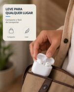 Fone de Ouvido Sem Fio Bluetooth 5.4 com cancelamento de ruído, bateria de até 16h e microfone para chamadas. - Imagem 6
