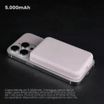Power Bank 5000mAh Magnético Turbo com Carga Rápida para iPhone XR a 14 Pro Max MagSafe, compacto e portátil. - Imagem 9