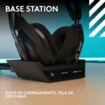 Headset Logitech G Astro A50 X sem fio com PLAYSYNC, HDMI 2.1 e áudio PRO-G para Xbox, PS5 e PC - Imagem 11
