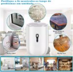 Desumidificador 800ml silencioso portátil: reduz mofo e umidade em casa, banheiro e guarda-roupa. - Imagem 8