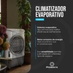 Climatizador Evaporativo 45L Ponente CLI 45 PRO Industrial 210W 127v - Imagem 8