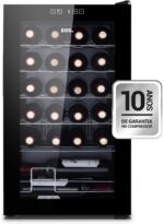 Adega Climatizada Eos Eac24g 24 Garrafas 110v com painel touch e LED, ideal para conservar vinhos na temperatura certa. - Imagem 3