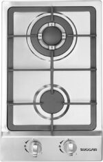 Cooktop Suggar 2 bocas em aço inox a gás com acendimento automático para sua cozinha. - Imagem 6