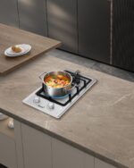 Fogão a gás 2 bocas embutido em inox: compacto, conversível GLP/NG e ideal para apartamentos e cozinhas pequenas - Imagem 7