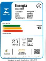 Freezer Vertical Consul CVU20 189L: espaço extra ideal para sua casa e mais organização no dia a dia. - Imagem 9