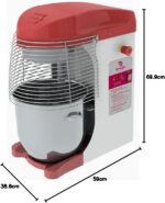 Batedeira Planetária BPEL-18 Plus Braesi: painel digital, cuba inox 18L e bivolt automático para uso profissional. - Imagem 3