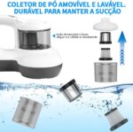 Aspirador UV 3 em 1 11Kpa: remove ácaros com sucção potente e limpeza profunda para colchões e sofás. - Imagem 5
