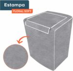 Capa impermeável para máquina de lavar Brastemp, Consul e Electrolux 12kg a 17kg, com zíper, proteção UV e alta resistência. - Imagem 4