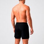 Shorts Bermuda 2 em 1 Sandrini Masculino com compressão para treino e conforto esportivo - Imagem 7
