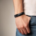 MagEnergy pulseira masculina de cobre puro 99,9% com ímãs duplos ajustável e elegante para compra segura - Imagem 7