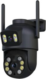 Câmera Segurança Yoosee Wifi Externa 360° 4MP: proteção total com lentes duplas, rastreamento inteligente e visão noturna colorida. - Imagem 5
