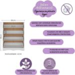 Berço Americano 3 em 1 com Colchão e Cômoda Realeza: versatilidade, conforto e praticidade para o quarto do bebê. - Imagem 3