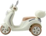 Scooter elétrica infantil Bella T3 6V com LED, música e bagageiro para brincar com estilo e segurança até 30kg. - Imagem 6