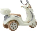 Scooter elétrica infantil Bella T3 6V com LED, música e bagageiro para brincar com estilo e segurança até 30kg. - Imagem 9