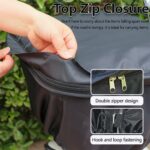 Bolsa de compras frontal impermeável para scooter de mobilidade: protege e mantém seus itens privados com zíper superior. - Imagem 4