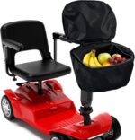 Bolsa de compras frontal impermeável para scooter de mobilidade: protege e mantém seus itens privados com zíper superior. - Imagem 6