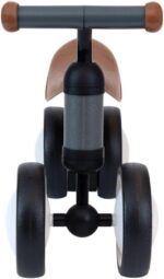 Buba Bicicleta de Equilibrio 4 Rodas Marrom Pequeno: estimula o equilíbrio com guidão macio e estrutura metálica. - Imagem 4