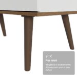 Escrivaninha Mesa de Escritório de Canto 3 Gavetas Lisboa Madesa: organização, espaço e design moderno para seu home office. - Imagem 8