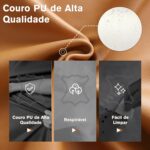 Cadeira de Escritório Reclinável com Apoio para os Pés: conforto ergonômico para longas horas no home office - Imagem 5