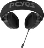 Headset Gamer Pcyes Nowy Black Vulcan USB Surround com RGB e microfone destacável, som imersivo para PC - Imagem 4