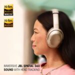 JBL Tour One M3 Latte: cancelamento adaptativo, áudio Hi-Res e até 70h de bateria para ouvir mais e melhor. - Imagem 4