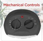 BLACK+DECKER aquecedor de cerâmica 1500W para espaços pequenos com aquecimento rápido e seguro, ideal para uso interno. - Imagem 3